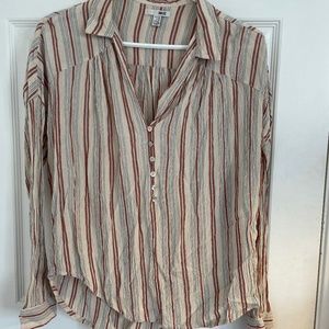 Boho striped top